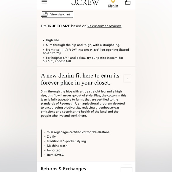 J.crew Classic Straight Jean in Bronson Wash - Picture 3 of 4